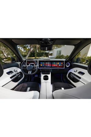Mercedes Elektrikli GLB Uyumlu 2026 Model Dijital Gösterge ve Navigasyon 9H Nano Ekran Koruyucu