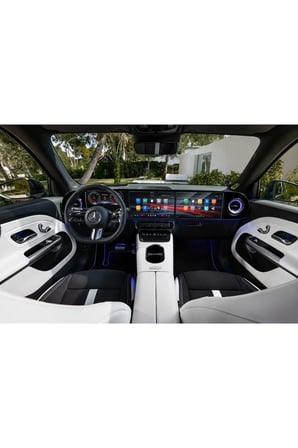 Mercedes Elektrikli GLB Uyumlu 2026 Model Dijital Gösterge ve Navigasyon 9H Nano Ekran Koruyucu