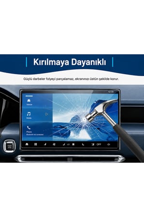 Mobilite Foton Tunland V9 Uyumlu 2023 2024 2025 2026 Model 14.6 inç Multimedya Navigasyon 9H Nano Ekran Koruyucu