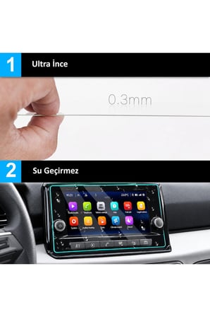 Seat Arona Uyumlu 2025 2026 Model 8.25 inç Multimedya Navigasyon 9H Nano Ekran Koruyucu