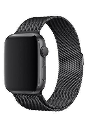 Apple Watch 9 8 7 6 5 4 3 Se Uyumlu 38 - 40 - 41 Mm Milano Loop Çelik Örme Kordon