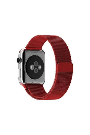 Apple Watch 9 8 7 6 5 4 3 Se Uyumlu 38 - 40 - 41 Mm Uyumlu Milano Loop Çelik Örme Kordon