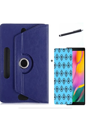 Lenovo Tab M8 Tb-8505f 8" Uyumlu 3 Lü Set Universal Tablet Kılıfı Nano Ekran Koruma Ve Kalem
