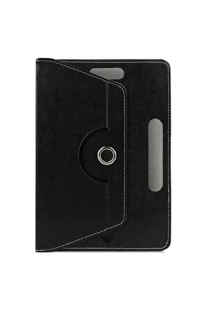 Grundig Gtb 1011 10.1" Uyumlu 360°dönebilen Kapaklı Standlı Universal Tablet Kılıfı