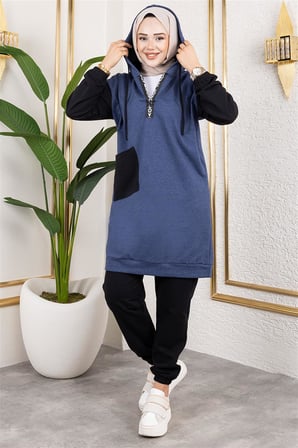İkili Eşofman Takımı İNDİGO SİYAH