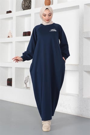 Şalvar Model Salaş Elbise LACİVERT