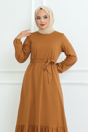 elbise camel 207