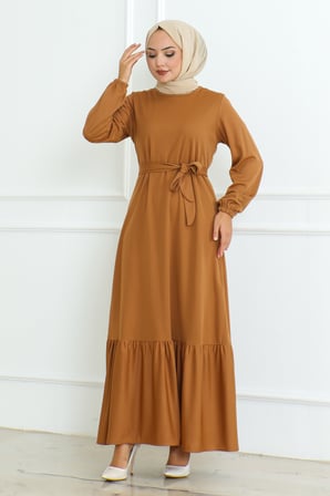 elbise camel 207
