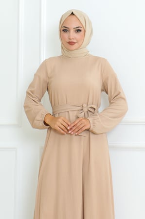 elbise  bej 206