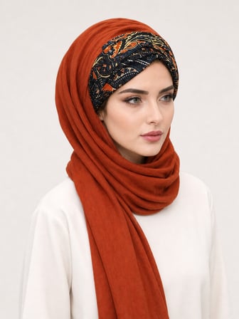 Taba Etnik Desen Hazır Şal