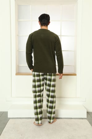 Moda Çizgi WelSoft Polar Erkek Pijama Takımı 6795