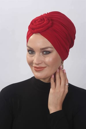 Dolama Hazır Bone  Kırmızı