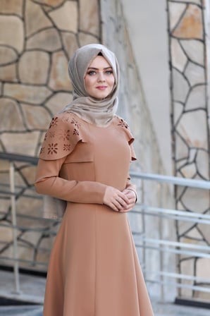 Pelerinli Takım Elbise mc0034 Taba