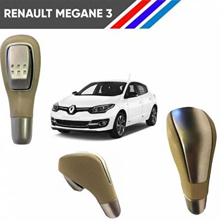 Megane 3 Otomatik Vites Topuzu Mat Krom Bej Renk 8200574279 M1247-1
