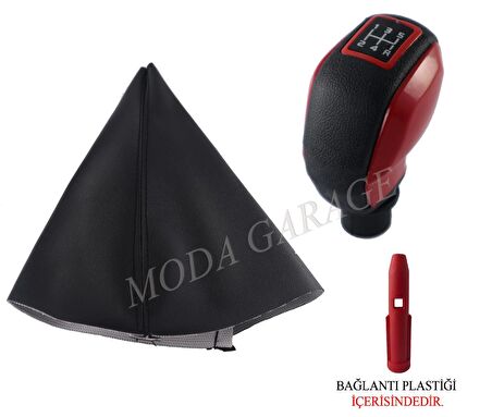 Citroen C4 Vites Körüğü Ve Kırmızı Spor Vites Topuzu M10906