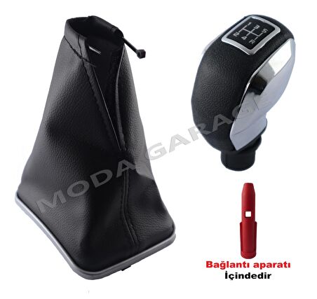 Fiat Linea Krom Çerçeve Vites Körüğü Ve Krom Spor Vites Topuzu M11000