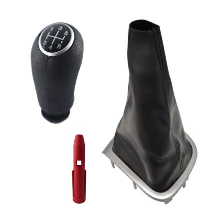 Renault Fluence Gri Çerçeve Körük Ve Krom Çerçeve Vites Topuzu M11265