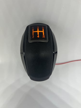 Linea, Punto, Fiorino, Bipper, Nemo Siyah Turuncu Led Işıklı Spor Topuz MLED