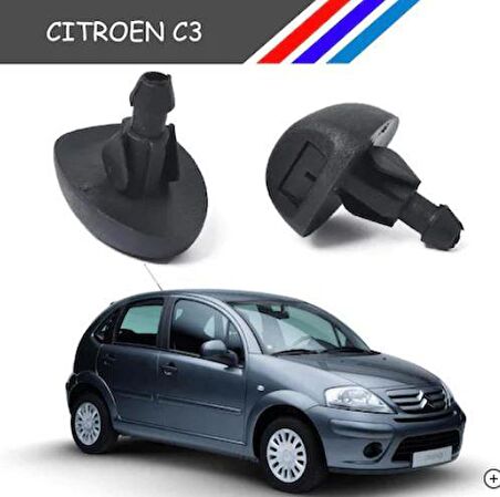 Citroen C3 Ön Cam Su Fiskiye Memesi İkili Takım 6438V8 M861