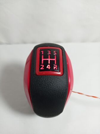Megan 2 Clio 3 4 Symbol Kangoo 3 Kırmızı Kırmızı Led Spor Topuz M111283