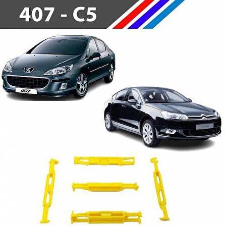 Peugeot 407 Citroen C5 Ön Cam Direk Klipsi 5 Adetli Paket 812398 M1299-2