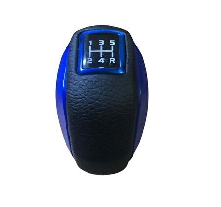 Peugeot 308 Deri Kaplama Mavi Spor Vites Topuzu Ve Körüğü M111602