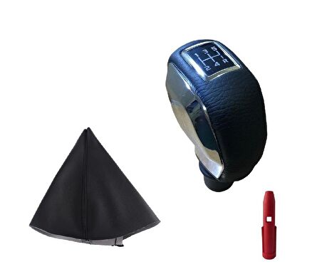 Peugeot 407 Deri Kaplama Krom Spor Vites Topuzu Ve Körüğü M111625