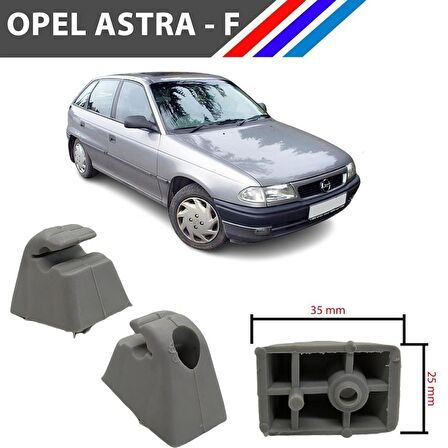 Opel Astra F Güneşlik Ayağı Gri Renk 2 Adetli Set 1991 - 2001 M1797-1