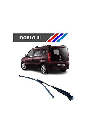 Doblo 3 2009 Sonrası Tek Kapı Bagaj Arka Silecek Kolu Ve Süpürgesi Takım 51879455 M73056Y