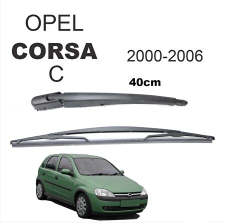 Opel Corsa C Arka Cam Silecek Kolu ve Süpürgesi 2000-2006 M72018Y