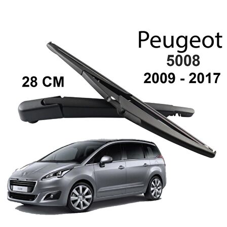 Peugeot 5008 Arka Cam Silecek Kolu ve Süpürgesi 2009-2017 M72051Y