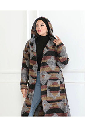 Winter Desen Oduncu Kuşaklı Kap