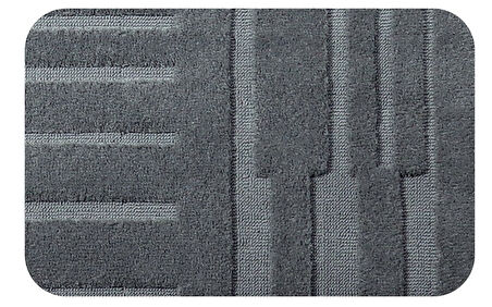 Nexus Halı Mojave MJ03 Gri Micro Fiber Polyester Yumuşak Silinebilir Keçeleşmez Leke Tutmaz Dekoratif Halı