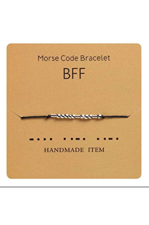 Mors Alfabesi BFF Bileklik