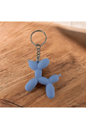 Balon Model Köpek Mavi Anahtarlık