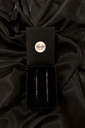 Yılbaşı Arkadaş Sevgili Hediye Mors Alfabeli Hematit Bileklik