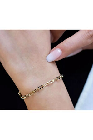 Altın Kaplama Özel Tasarım Zarif Atac Bileklik