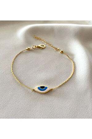 Altın Kaplama Nazar Göz Bileklik