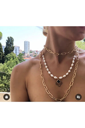 Dewo Kadın Ataç Çelik Kolye