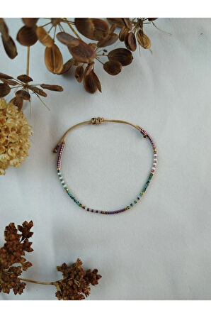 Miyuki Tek Sıra Minimal Bileklik