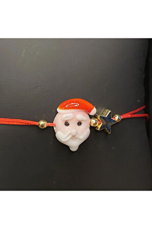 Xmas Murano Noel Baba Bileklik