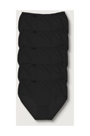 Kadın Gri 5 li Paket Likralı Bato Külot Elf568t0924ccm5