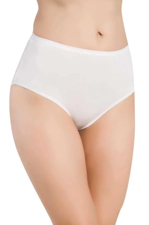 Kadın Siyah 3'lü Paket Bambu Yüksek Bel Bikini Külot