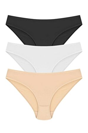 Bikini Model Külot 3 lü Paket  Pamuk