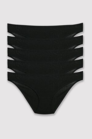 Kadın Basic Brief 5'li Paket Külot Pamuklu