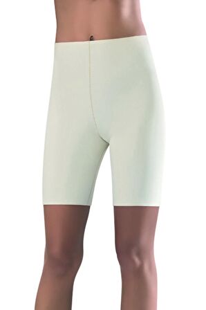 Kadın Lazer Kesim Uzun Şort Korse 3000