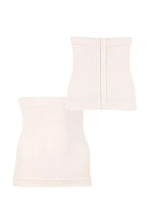 Kadın Beyaz Kopçalı Bel Korse - Kk12