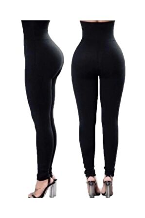 2 Beden Incelten Yüksek Bel Tayt Korse ( Dış Giyime Uygundur)