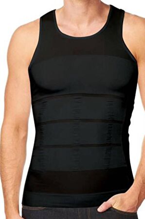 Siyah Erkek Korse Atlet 6200