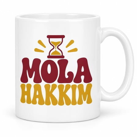 Mola Hakkım Tasarımlı Porselen Kupa - MODEL 293